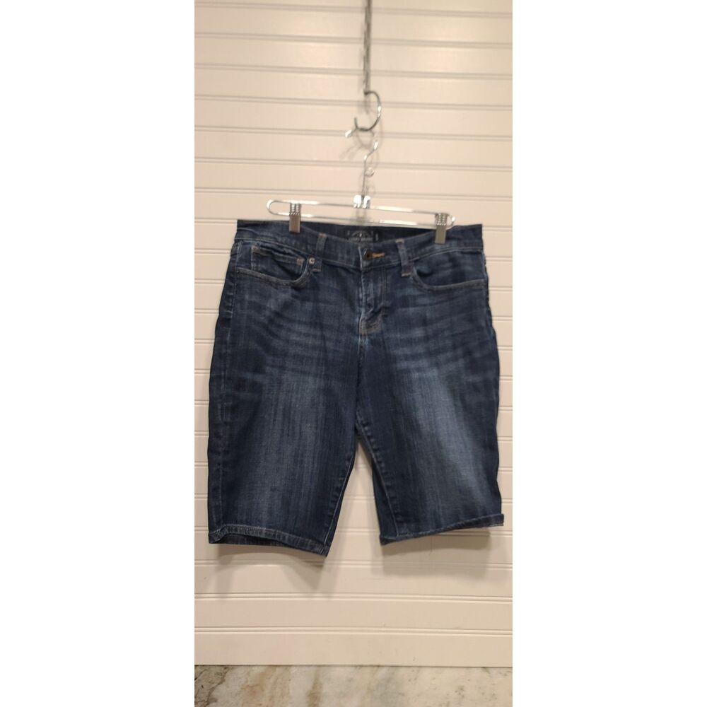 Lucky Brand Womens The Bermuda Dark Denim Shorts Size 8/29